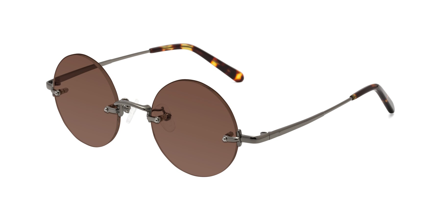 Angle of Jen in Gunmetal with Brown Tinted Lenses