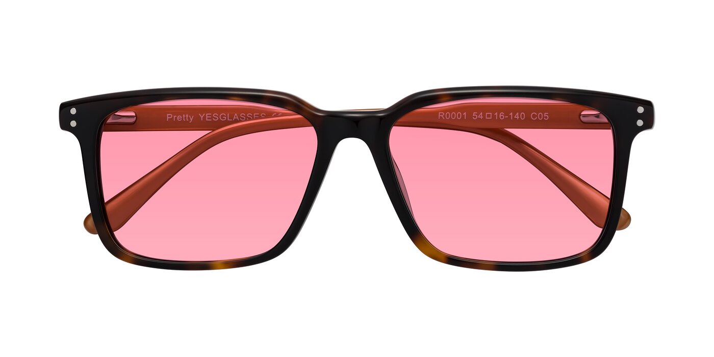 Pretty - Tortoise / Caramel Tinted Sunglasses