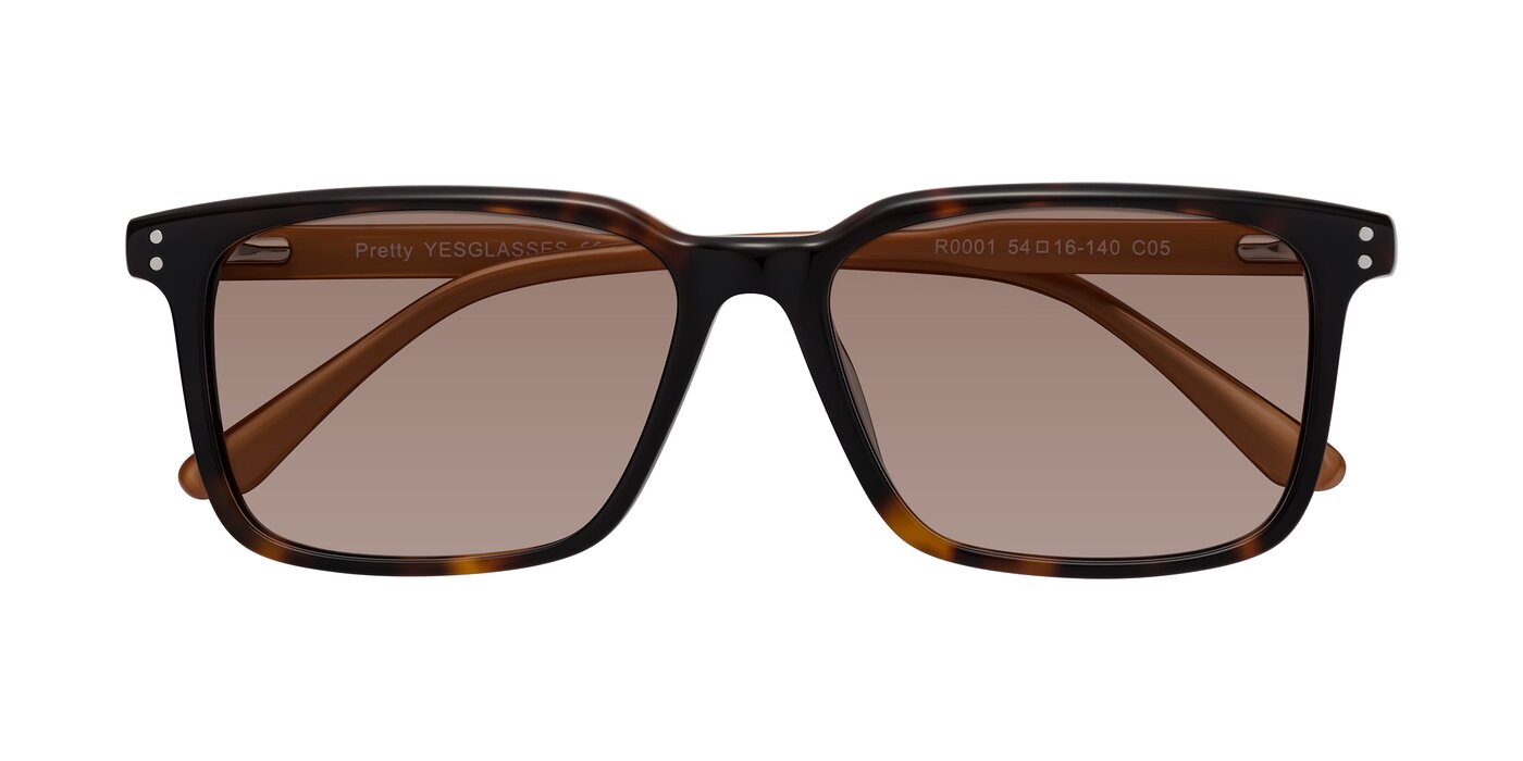 Pretty - Tortoise/Caramel Tinted Sunglasses