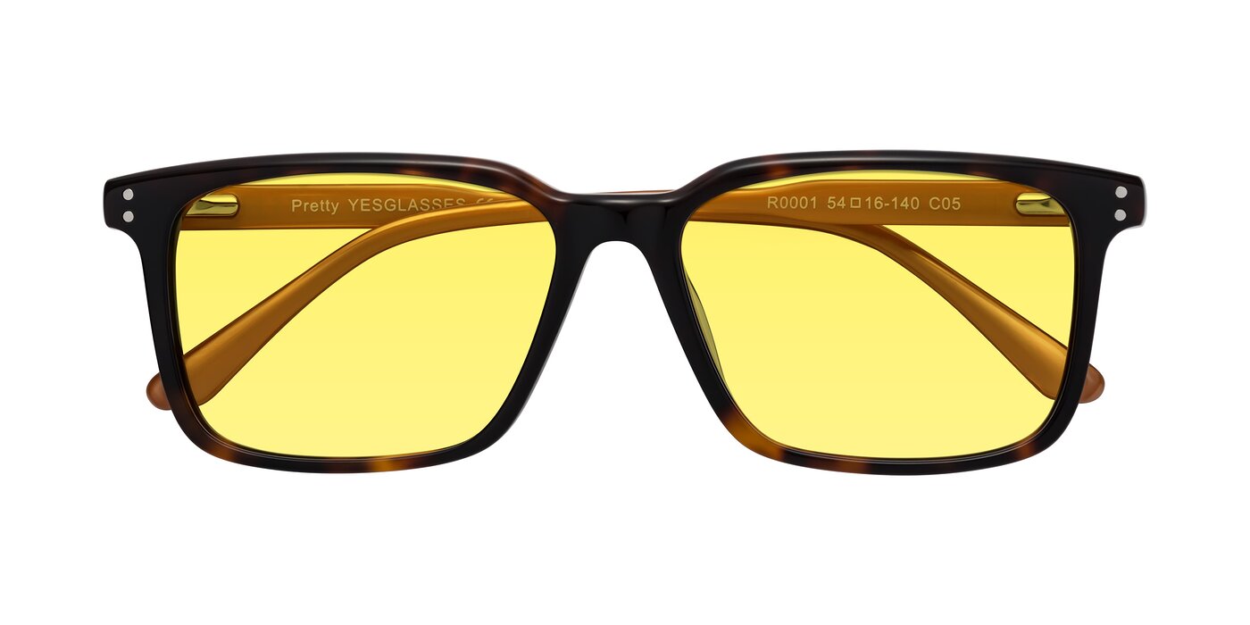 Pretty - Tortoise / Caramel Tinted Sunglasses