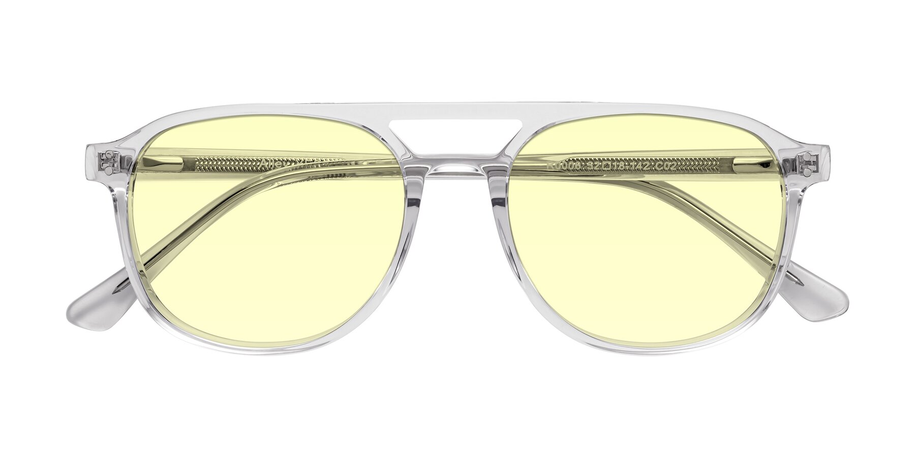 Folded Front of Alley in Clear with Light Yellow Tinted Lenses