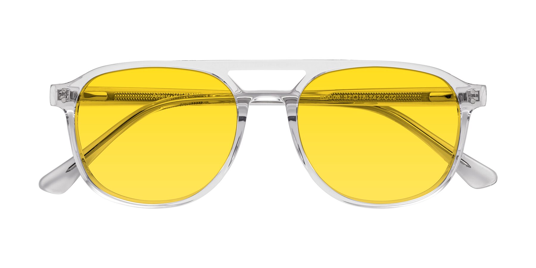 Folded Front of Alley in Clear with Yellow Tinted Lenses