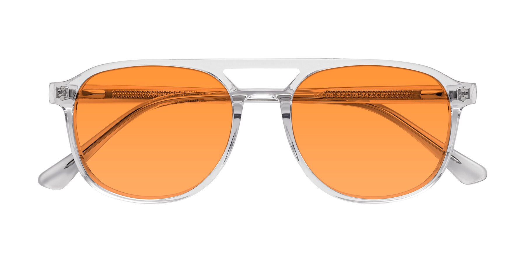 Folded Front of Alley in Clear with Orange Tinted Lenses