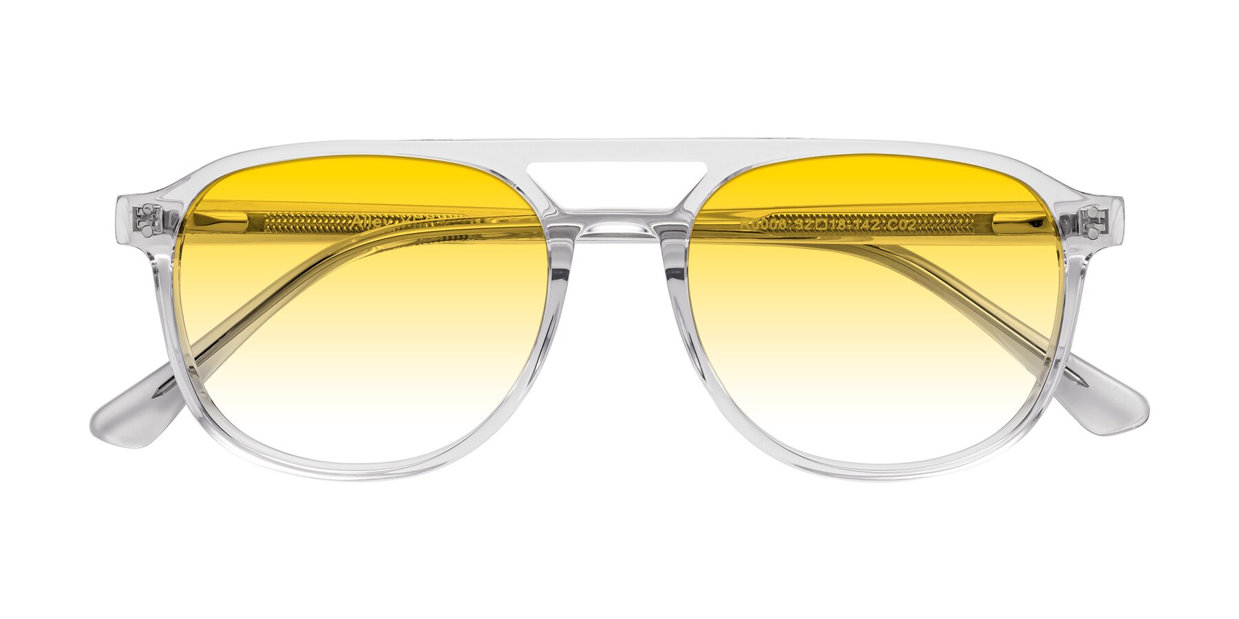 Folded Front of Alley in Clear with Yellow Gradient Lenses