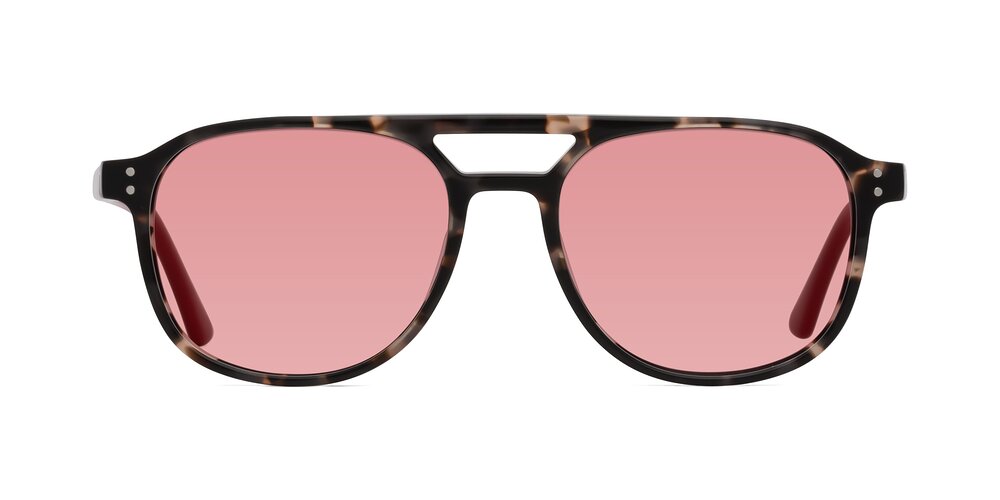 Alley - Tortoise/Red Tinted Sunglasses