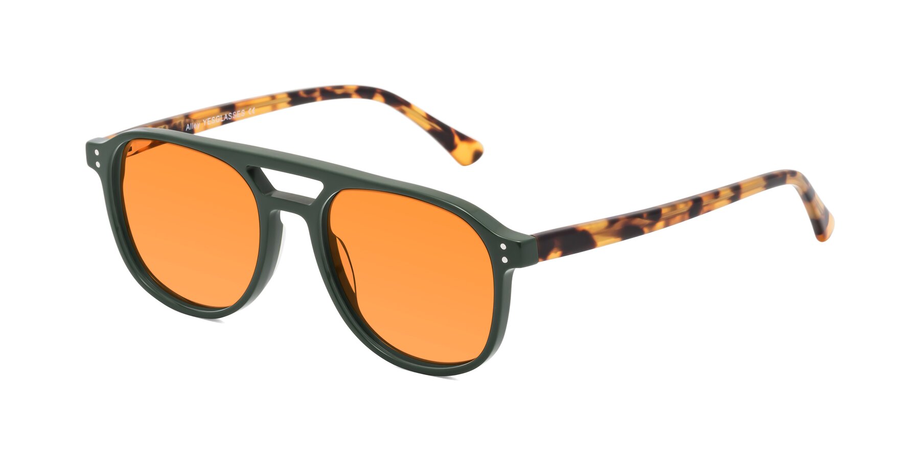 Angle of Alley in Seaweed-Tortoise with Orange Tinted Lenses