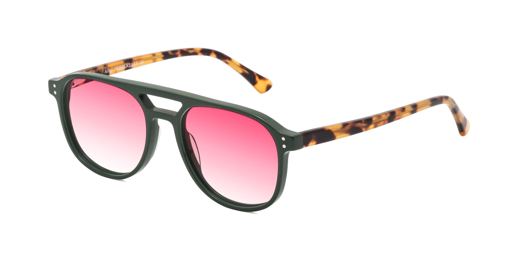 Angle of Alley in Seaweed-Tortoise with Pink Gradient Lenses