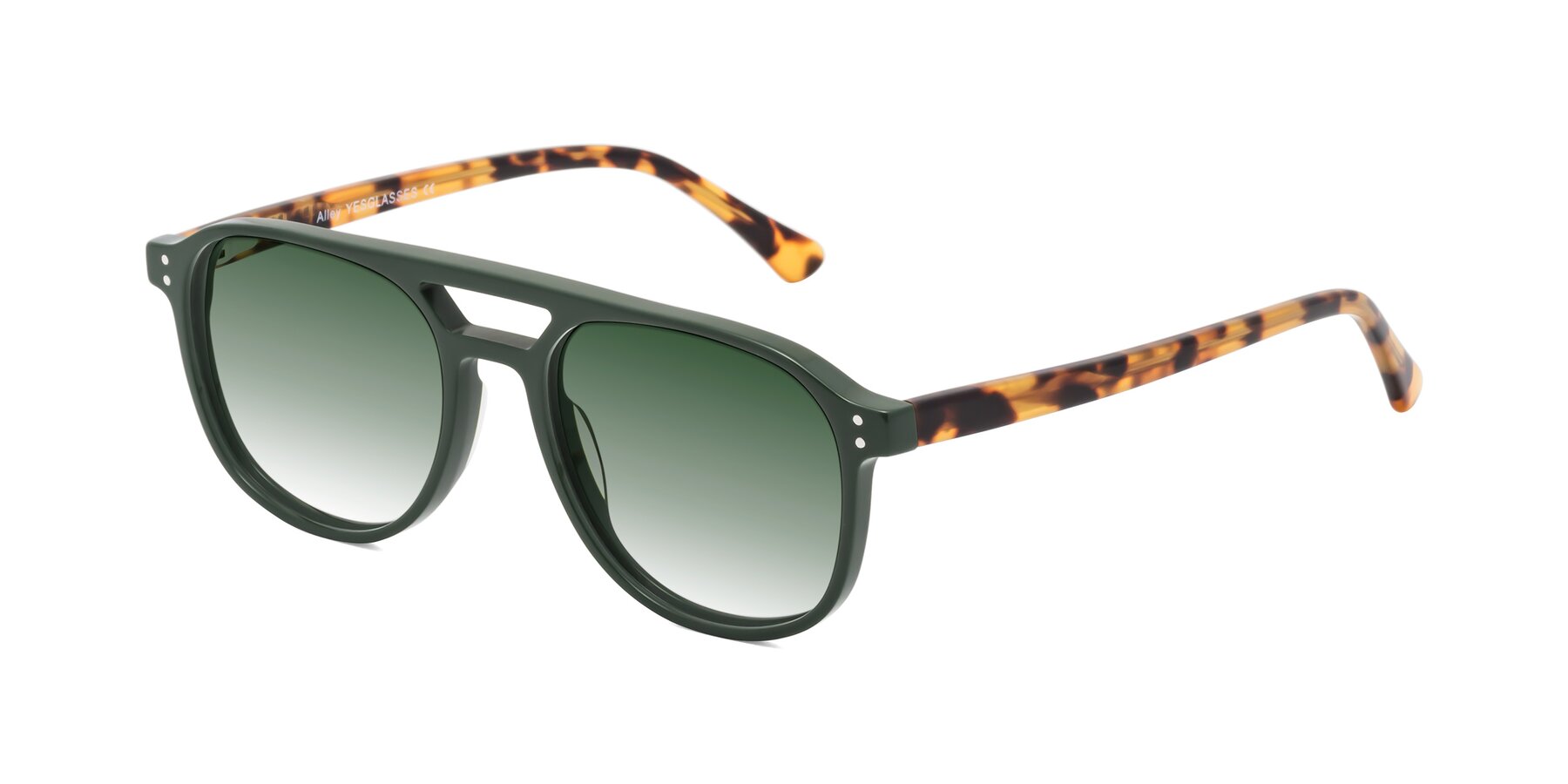 Angle of Alley in Seaweed-Tortoise with Green Gradient Lenses