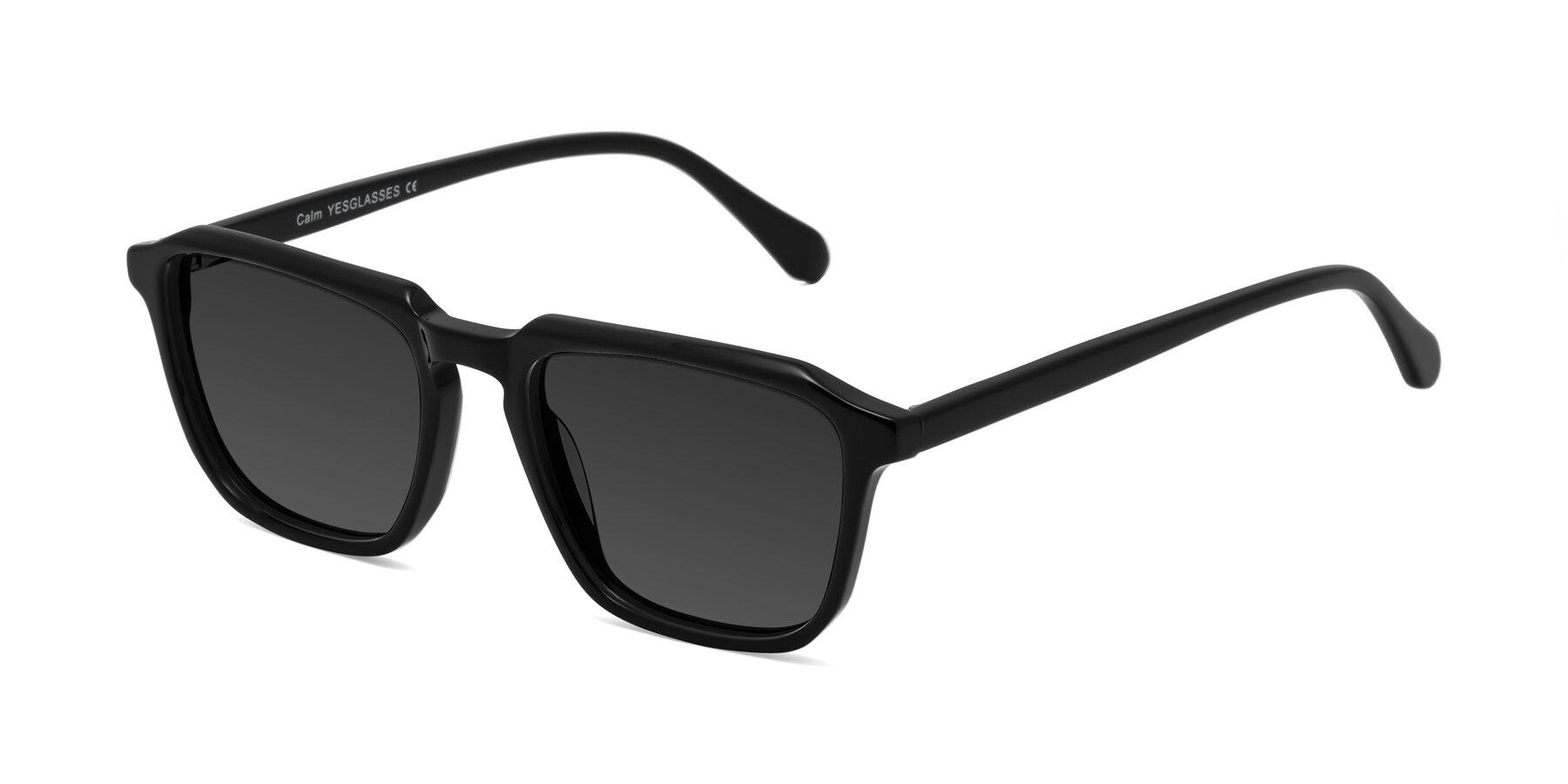 Angle of Calm in Black with Gray Tinted Lenses