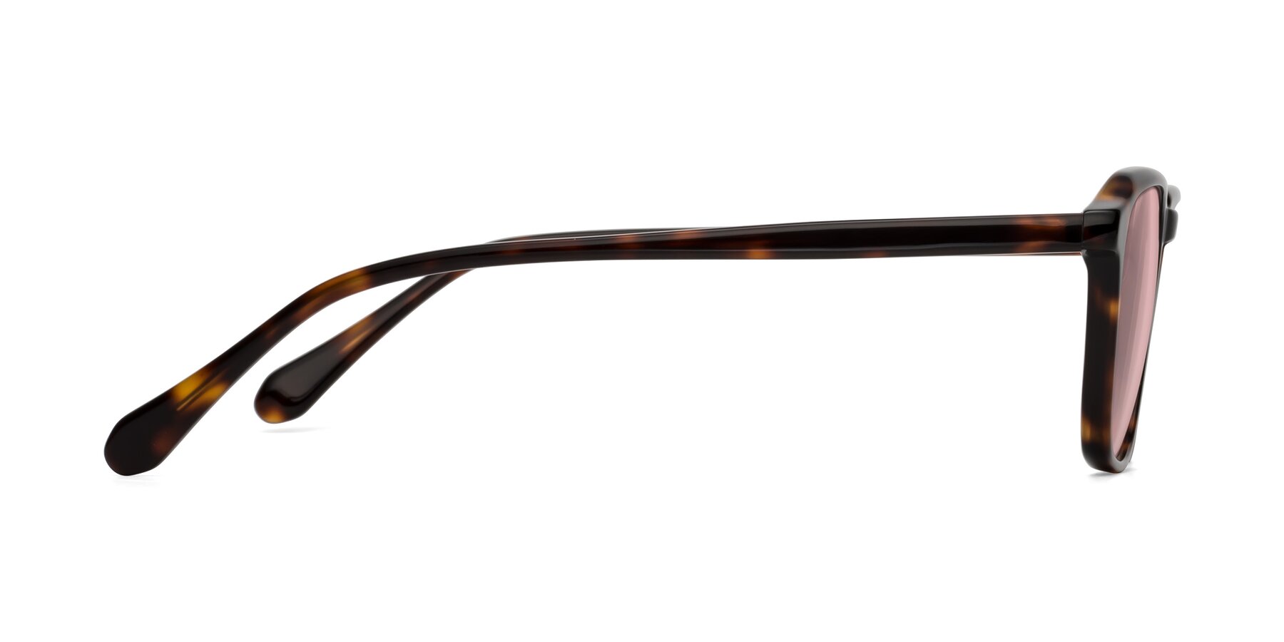 Side of Calm in Tortoise with Light Garnet Tinted Lenses