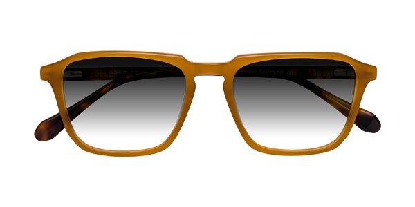 Front of Calm in Caramel / Tortoise