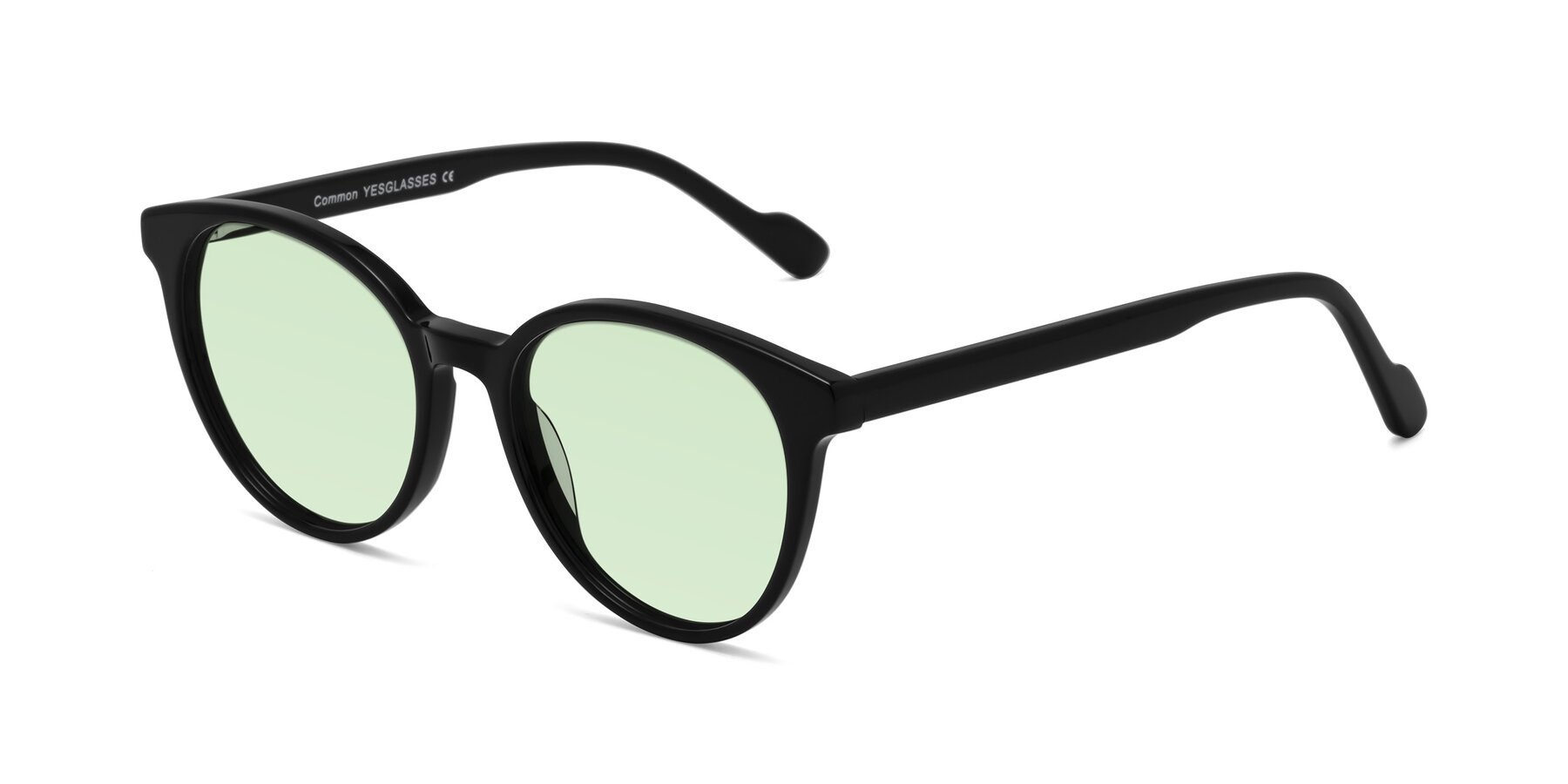 Angle of Common in Black with Light Green Tinted Lenses