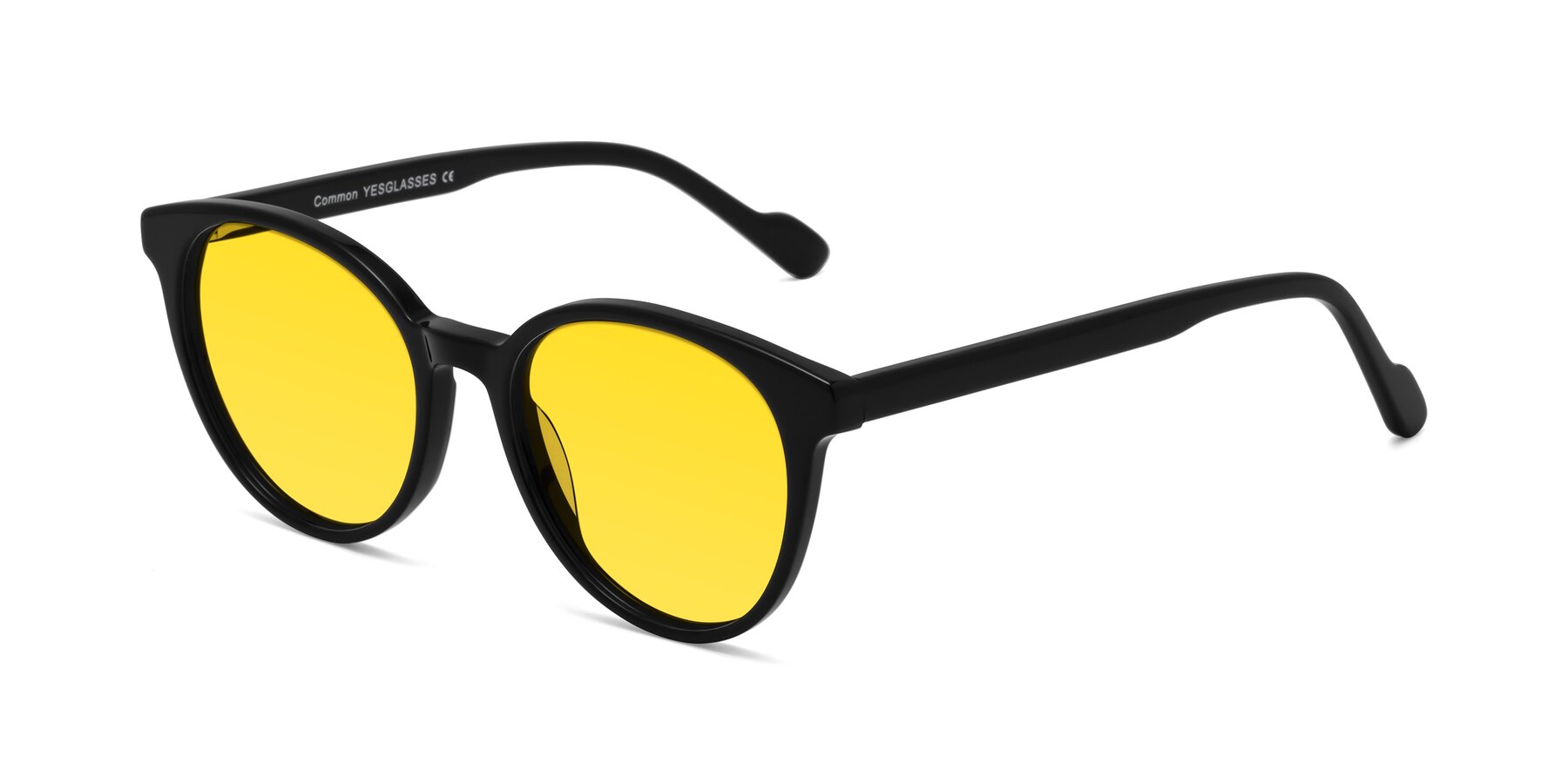 Angle of Common in Black with Yellow Tinted Lenses