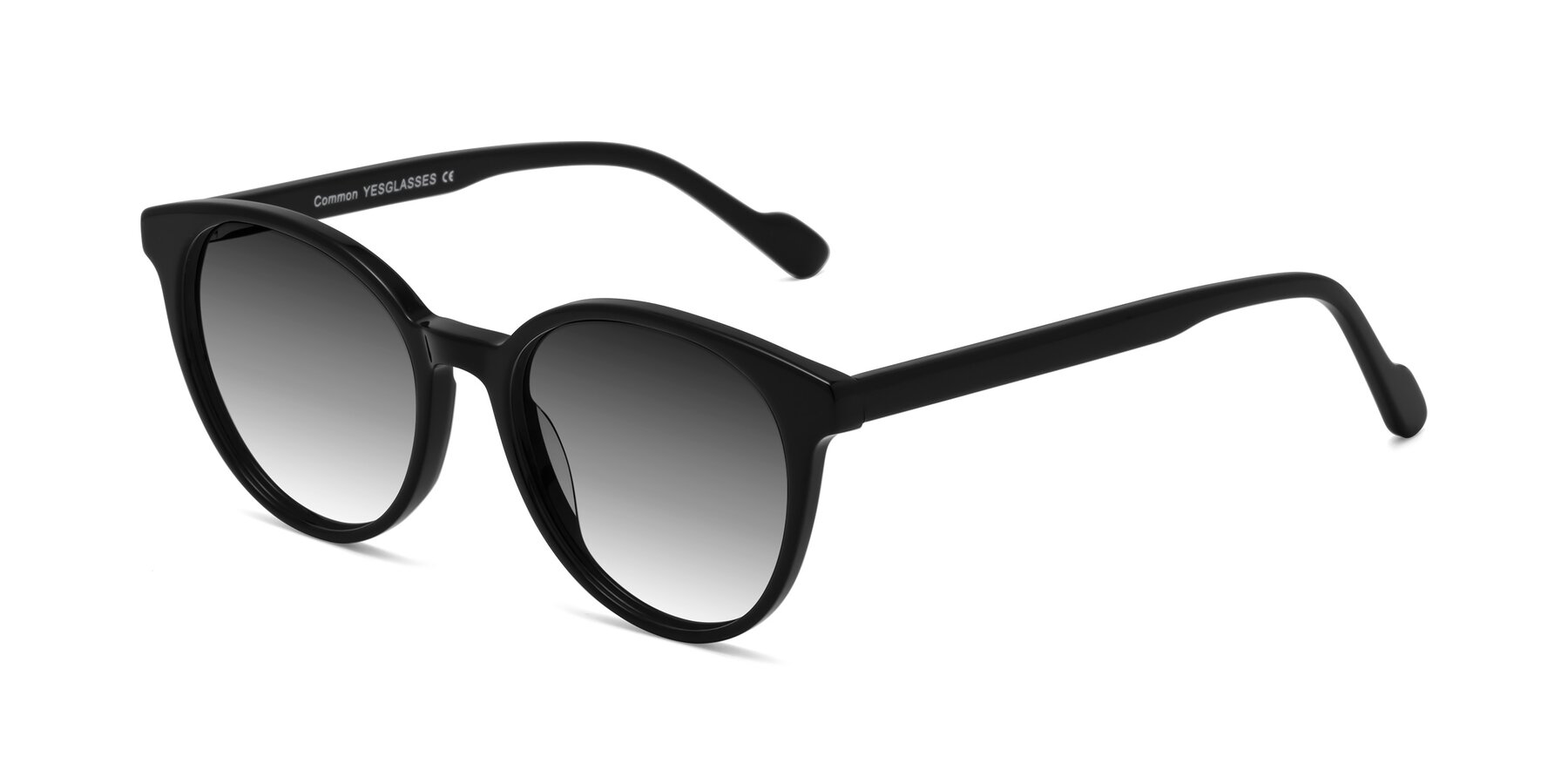 Angle of Common in Black with Gray Gradient Lenses