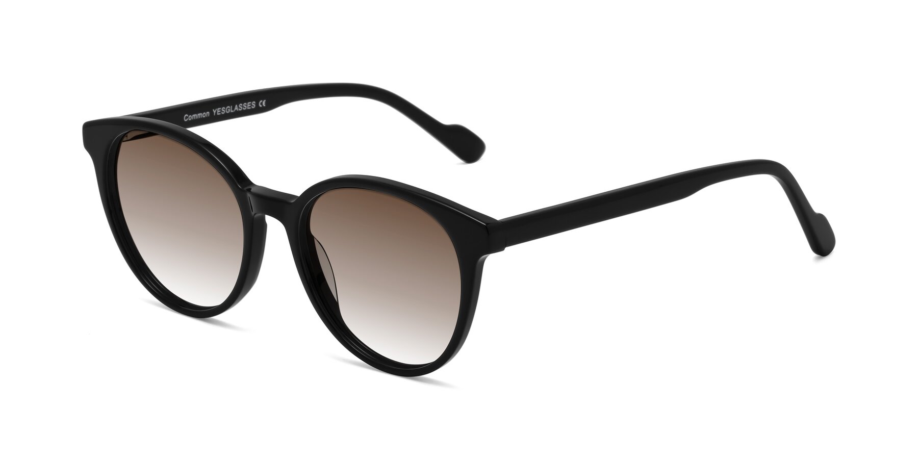 Angle of Common in Black with Brown Gradient Lenses