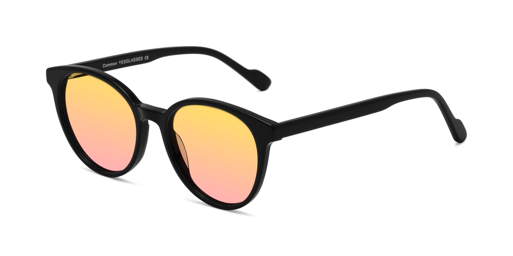 Angle of Common in Black with Yellow / Pink Gradient Lenses