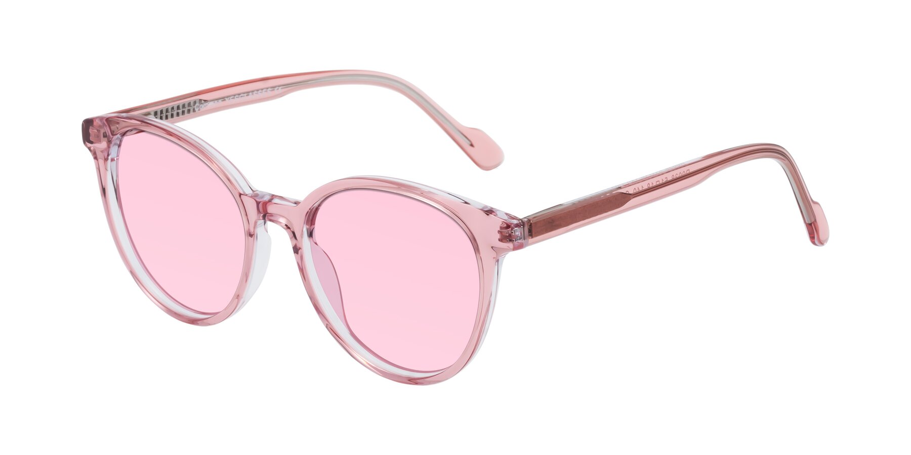 Angle of Common in Pink with Light Pink Tinted Lenses