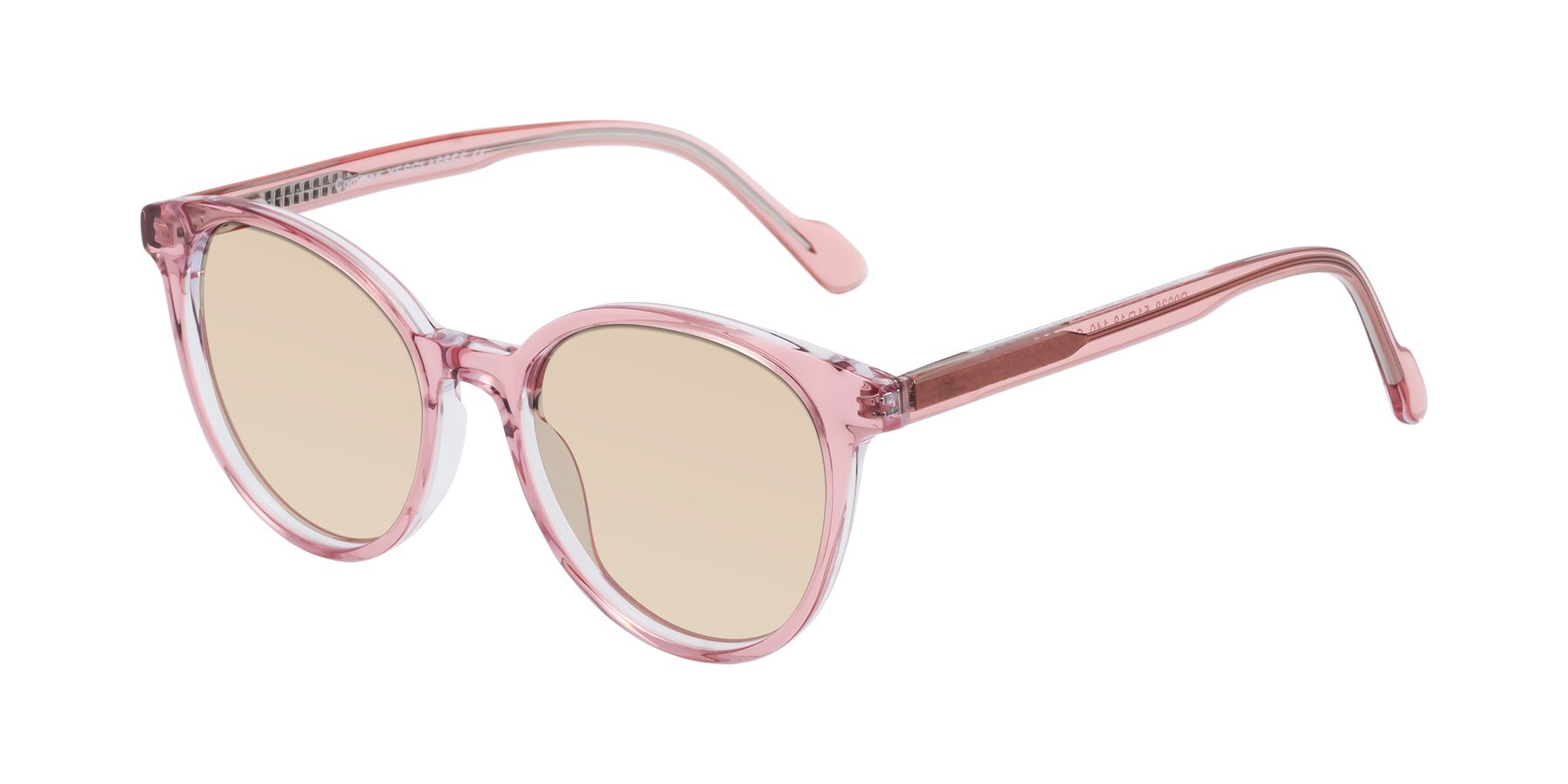 Angle of Common in Pink with Light Brown Tinted Lenses