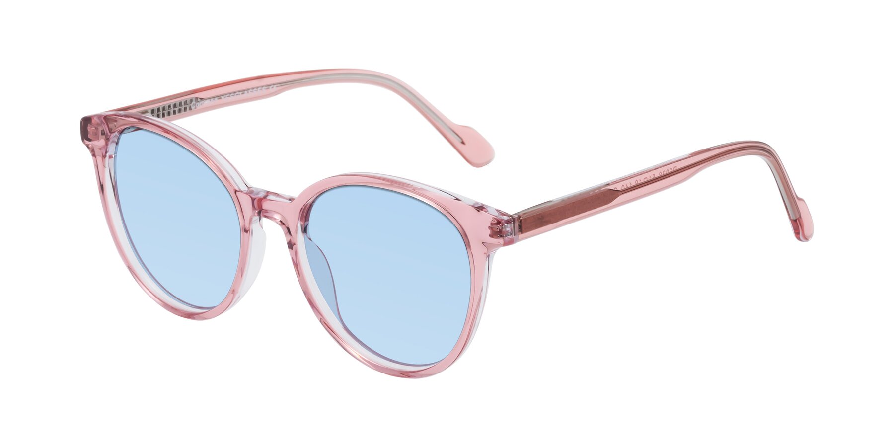 Angle of Common in Pink with Light Blue Tinted Lenses