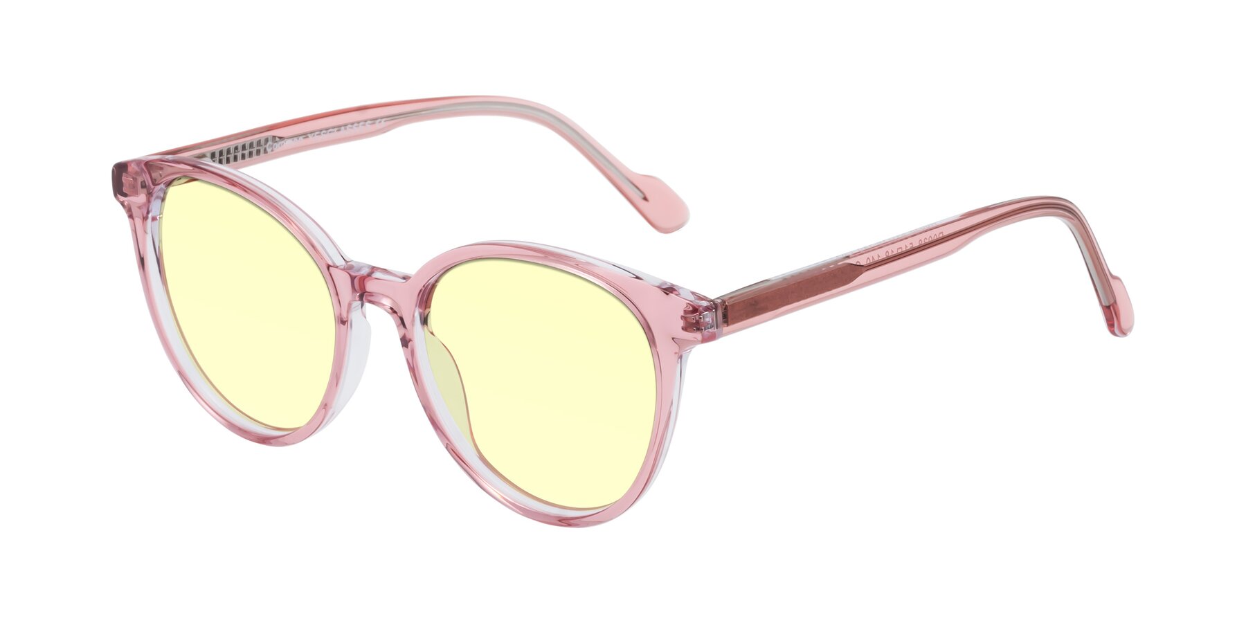 Angle of Common in Pink with Light Yellow Tinted Lenses