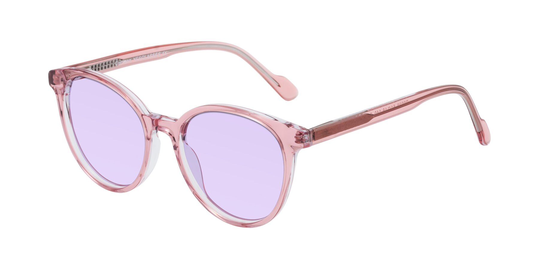 Angle of Common in Pink with Light Purple Tinted Lenses