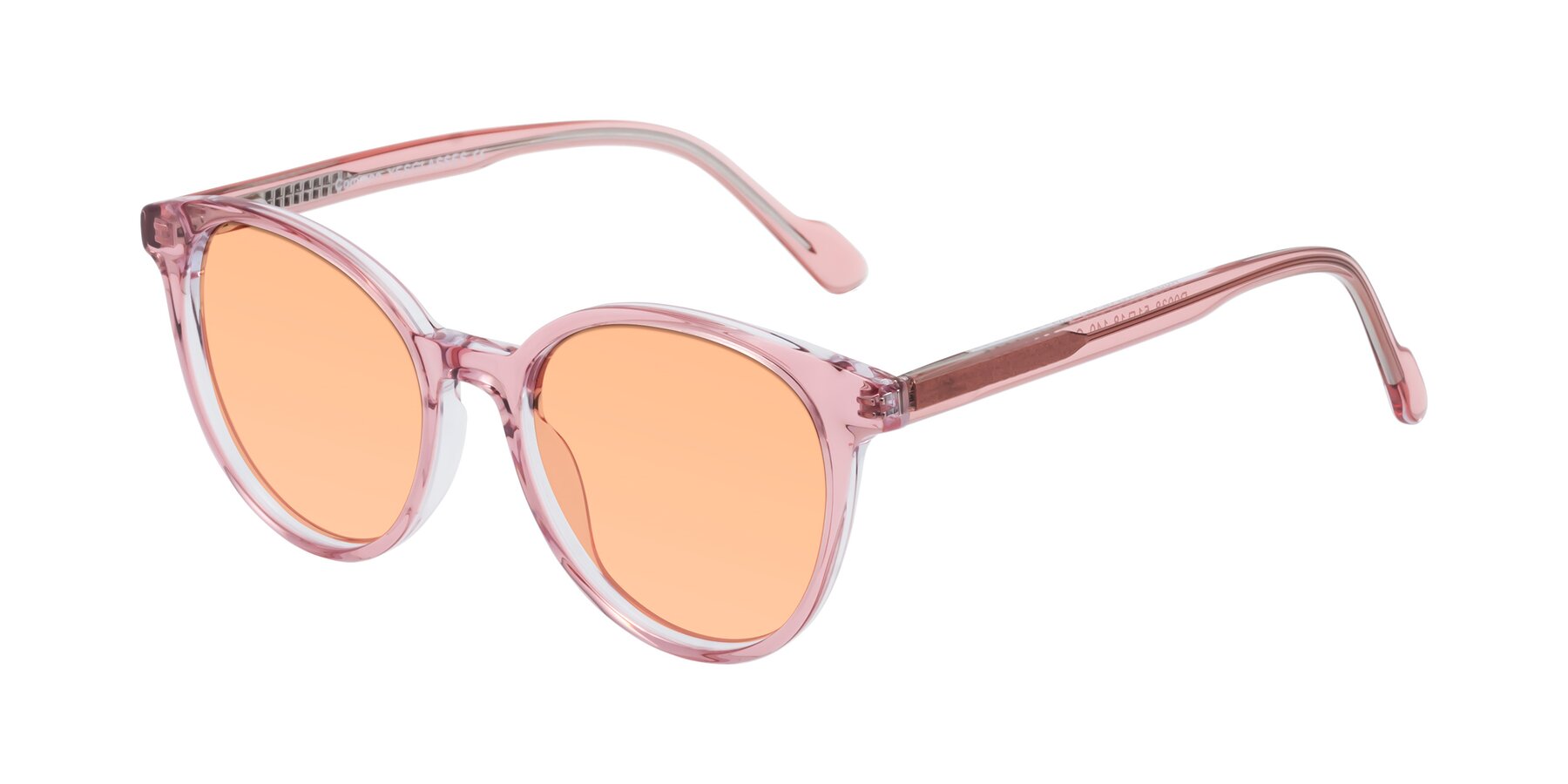 Angle of Common in Pink with Light Orange Tinted Lenses