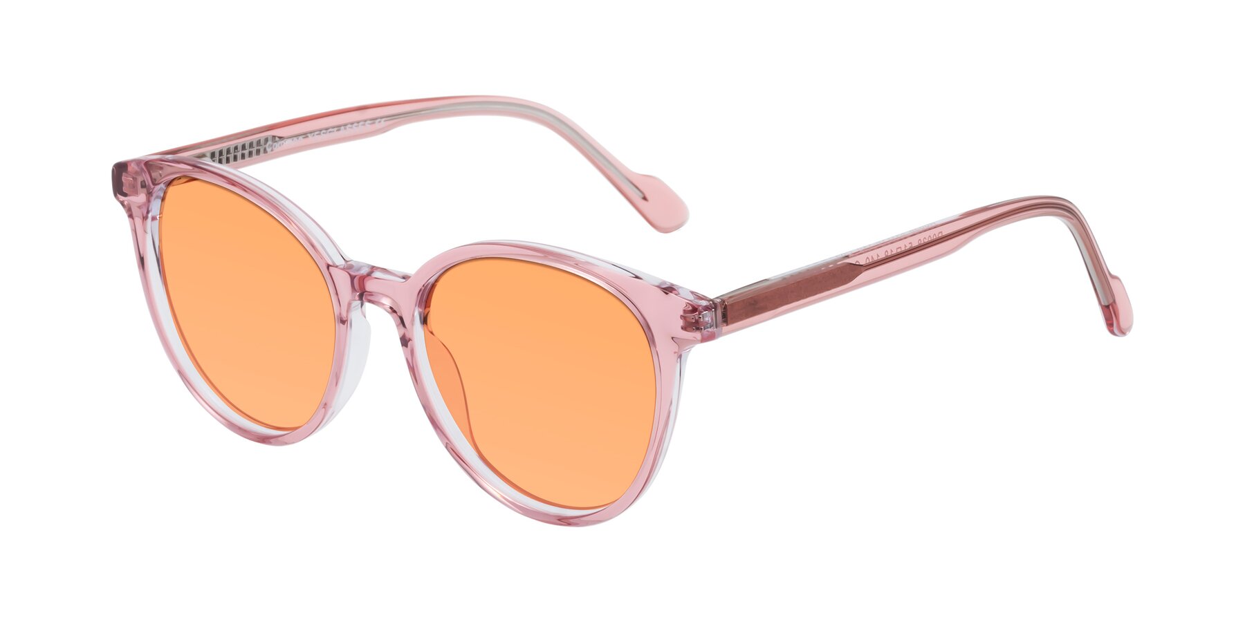 Angle of Common in Pink with Medium Orange Tinted Lenses