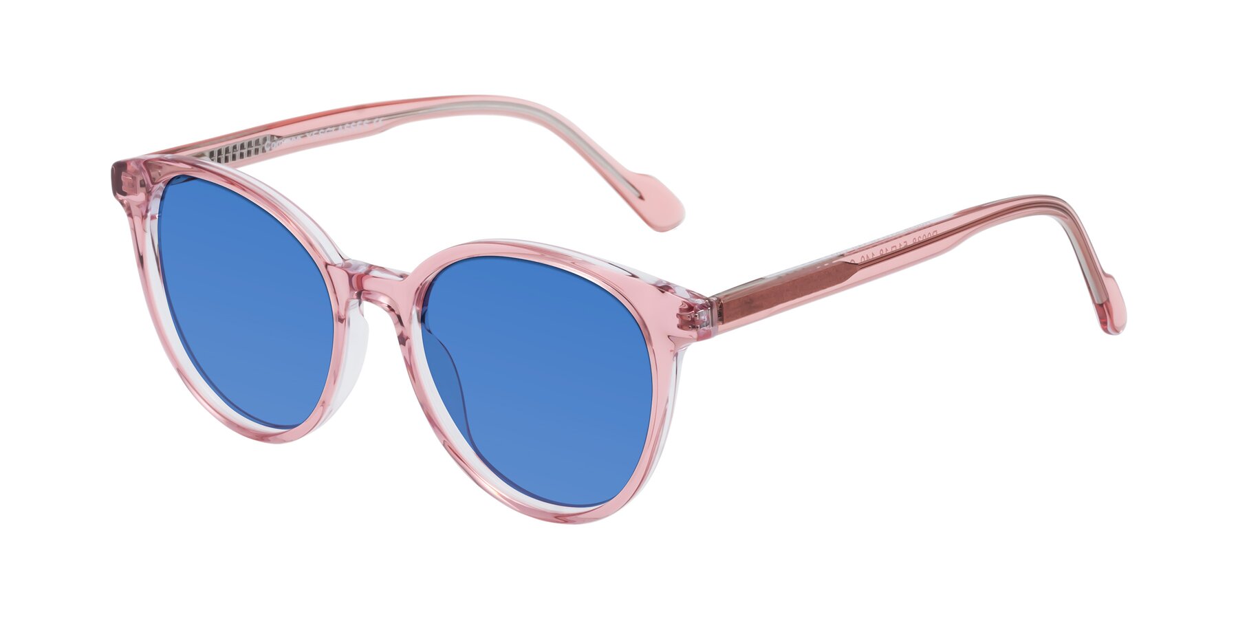 Angle of Common in Pink with Blue Tinted Lenses