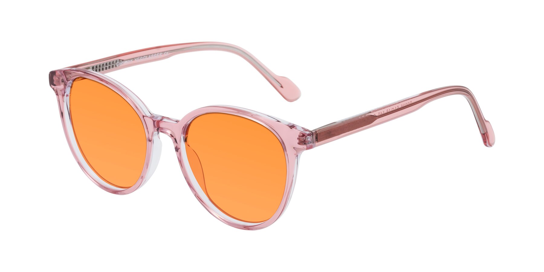 Angle of Common in Pink with Orange Tinted Lenses