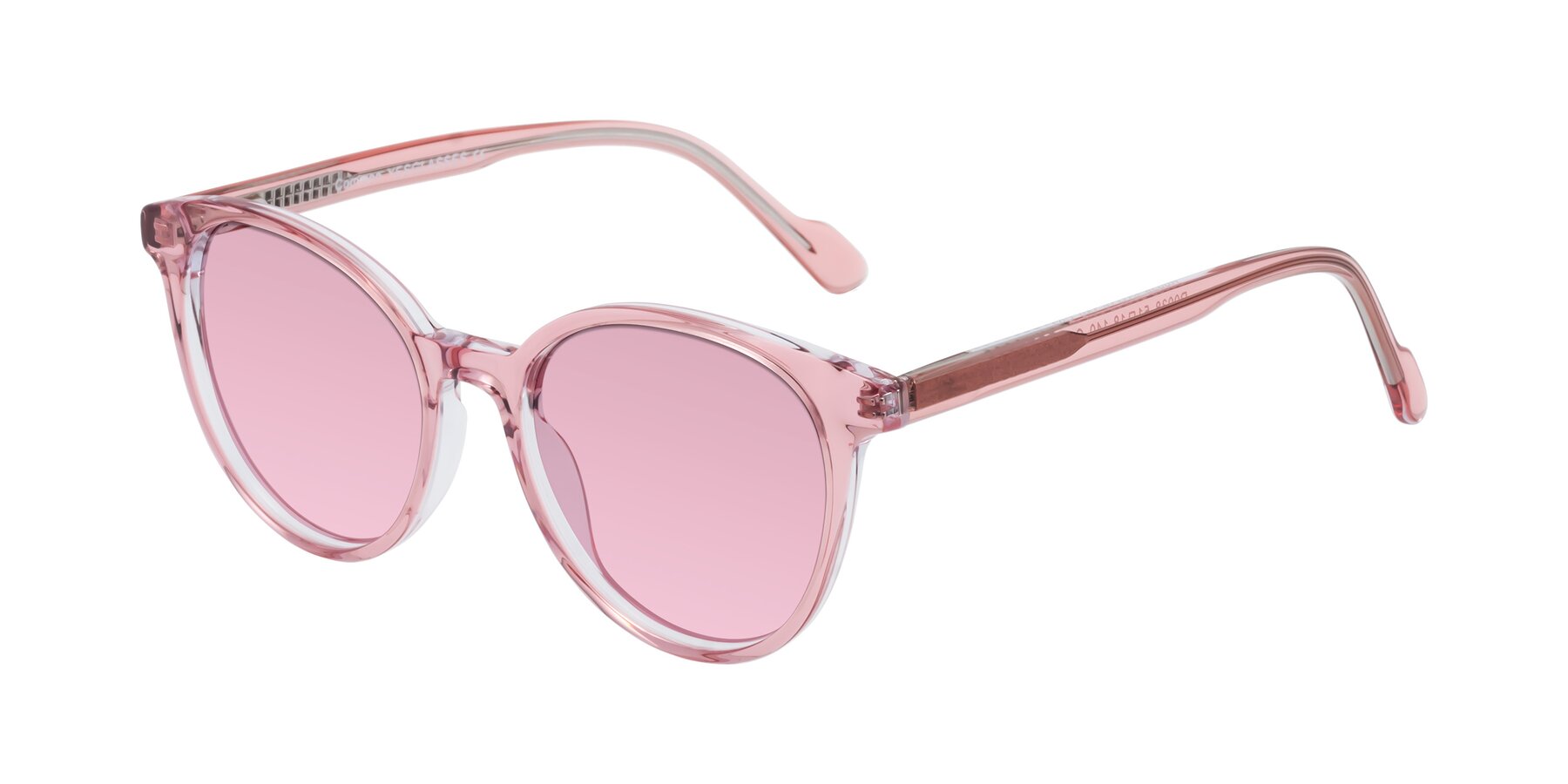 Angle of Common in Pink with Light Wine Tinted Lenses