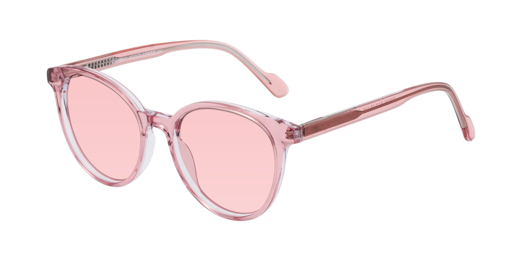 Angle of Common in Pink with Light Garnet Tinted Lenses