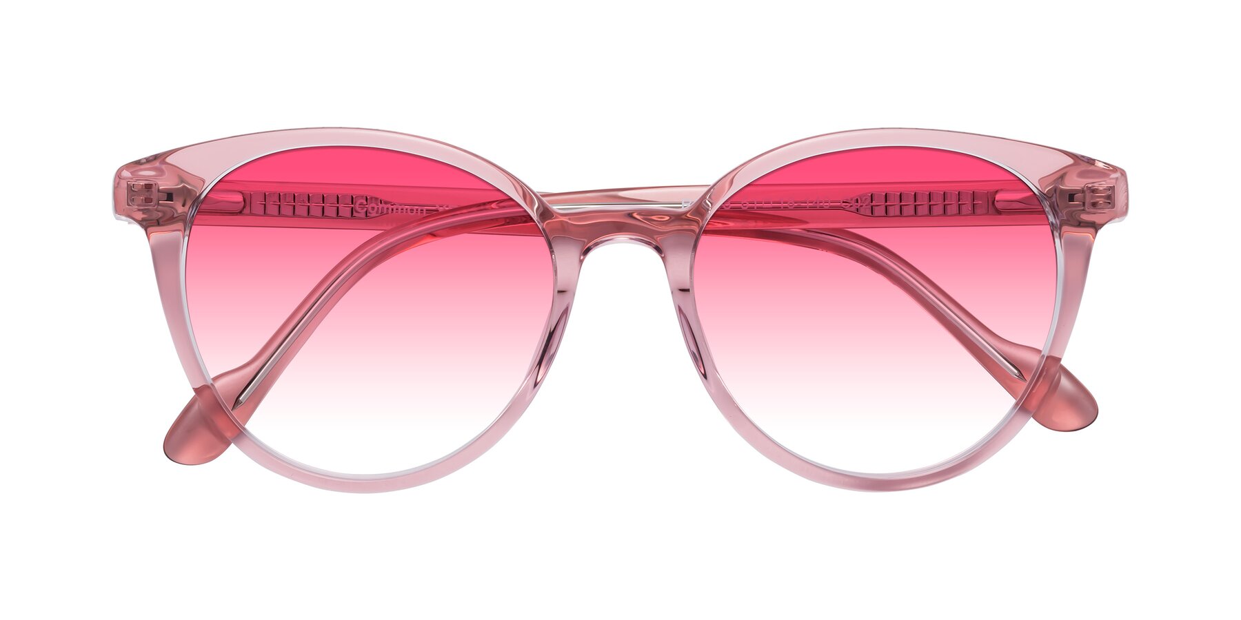 Folded Front of Common in Pink with Pink Gradient Lenses