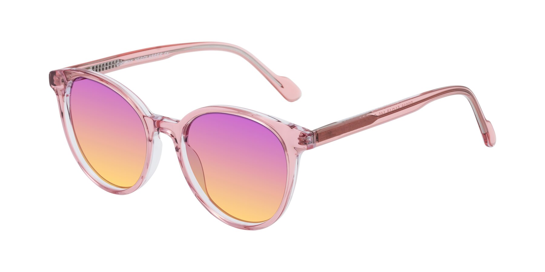 Angle of Common in Pink with Purple / Yellow Gradient Lenses