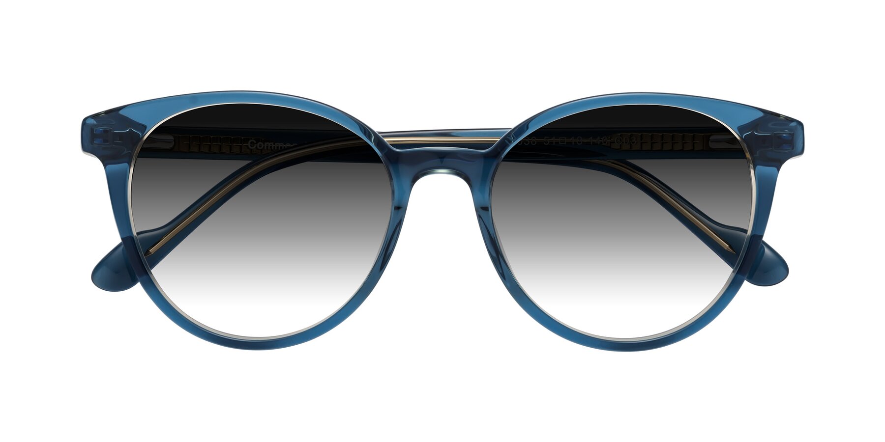 Folded Front of Common in Blue with Gray Gradient Lenses