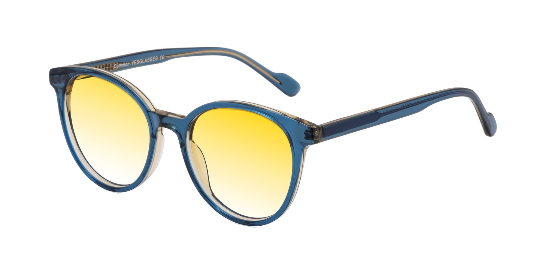 Angle of Common in Blue with Yellow Gradient Lenses