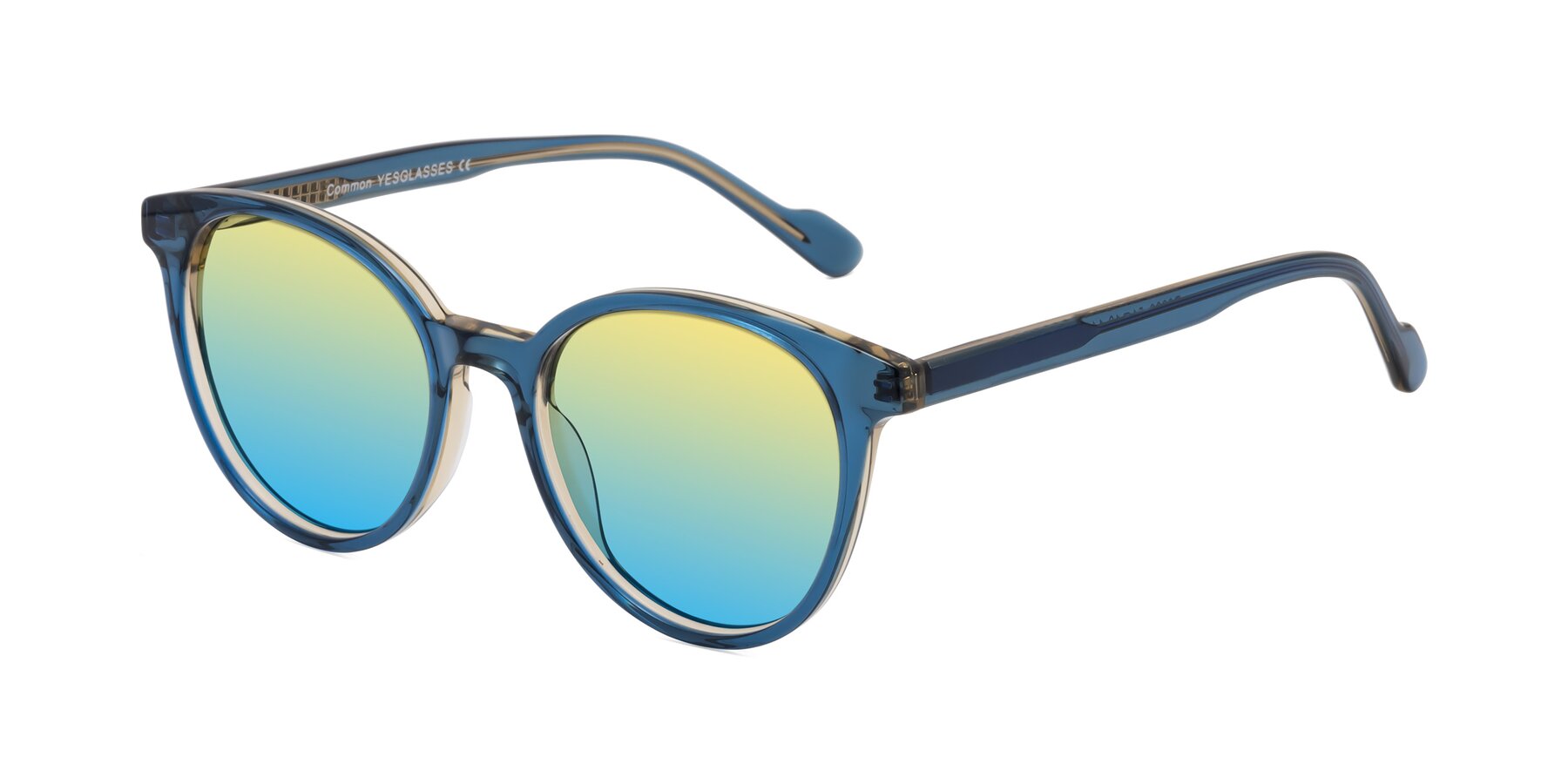 Angle of Common in Blue with Yellow / Blue Gradient Lenses