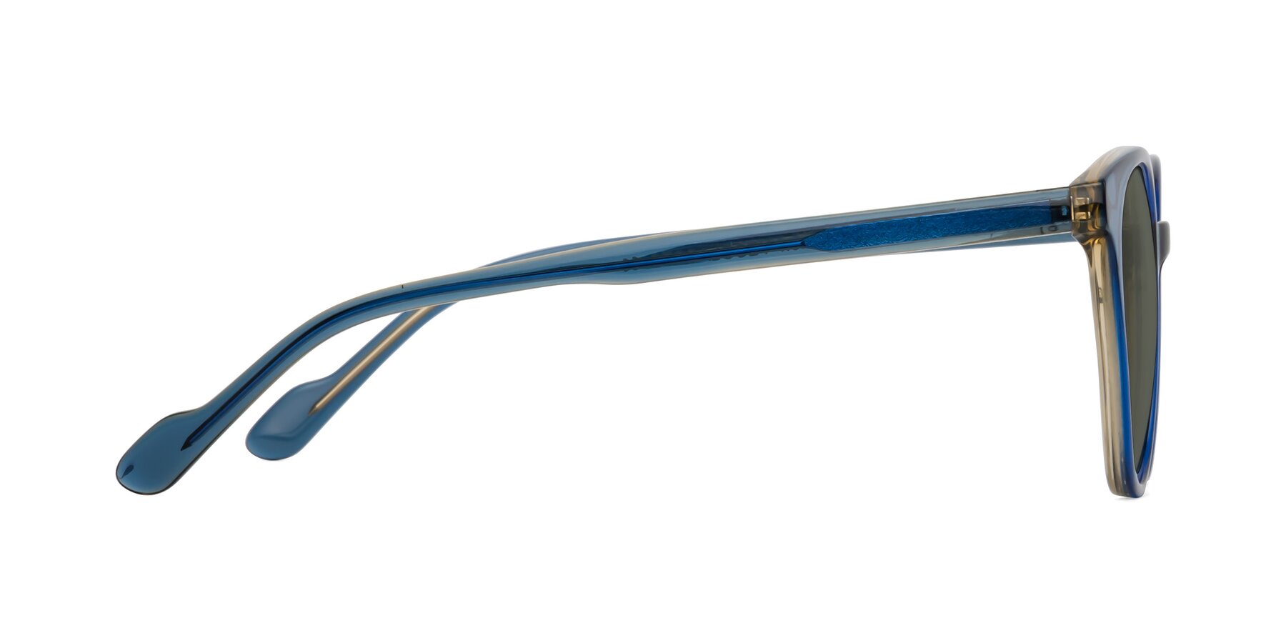 Side of Common in Blue with Gray Polarized Lenses