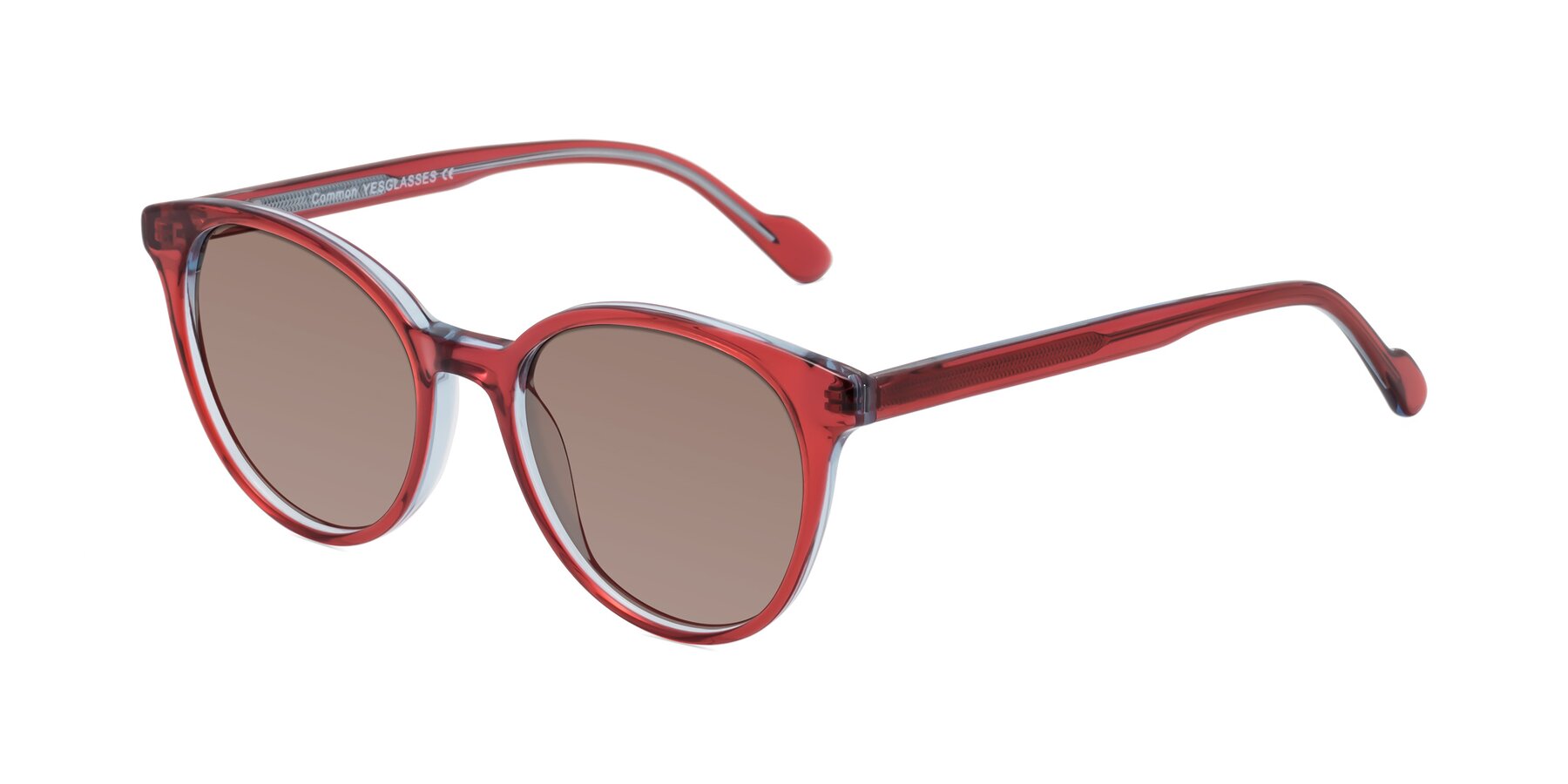 Angle of Common in Red with Medium Brown Tinted Lenses