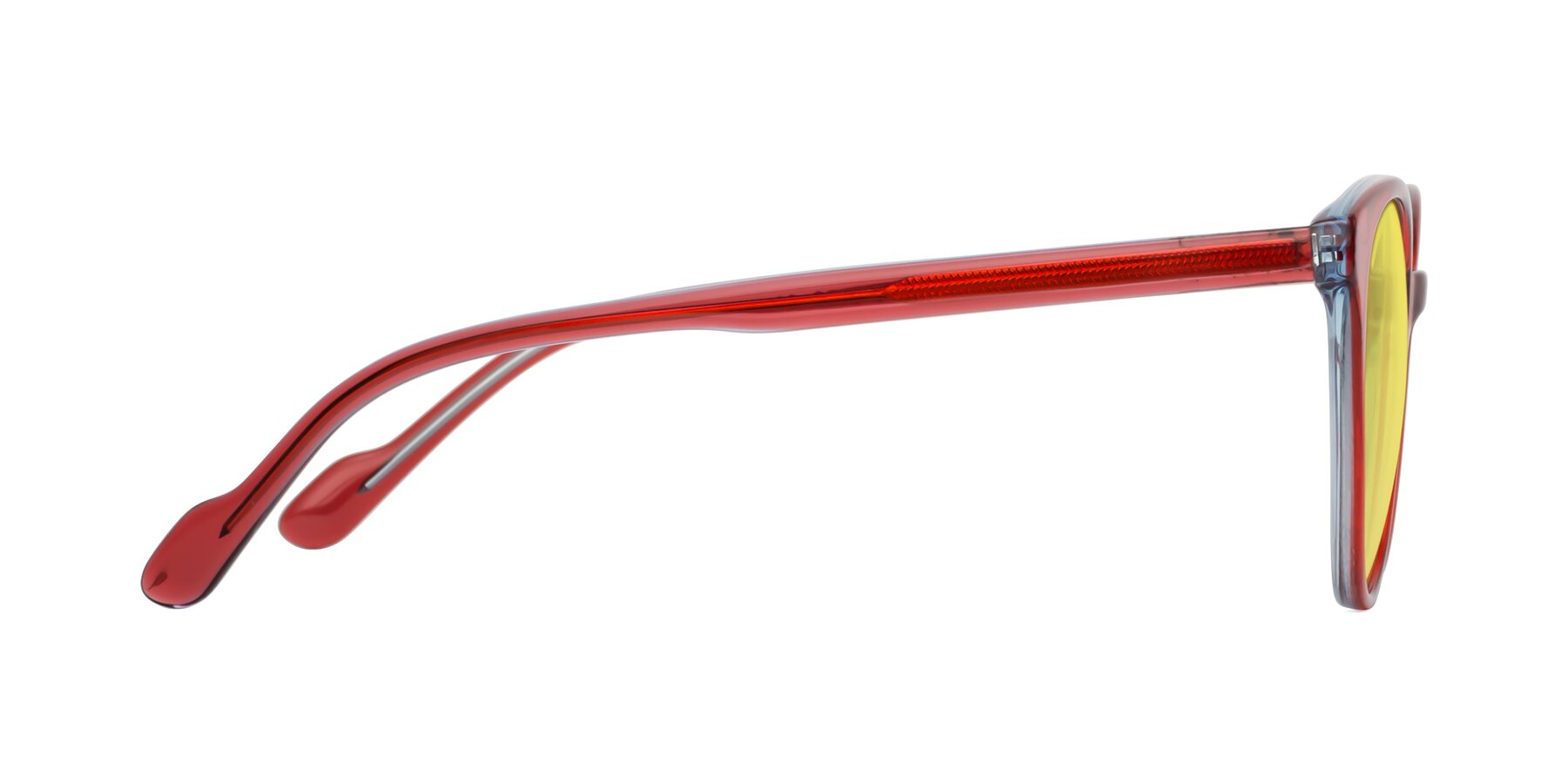 Side of Common in Red with Medium Yellow Tinted Lenses