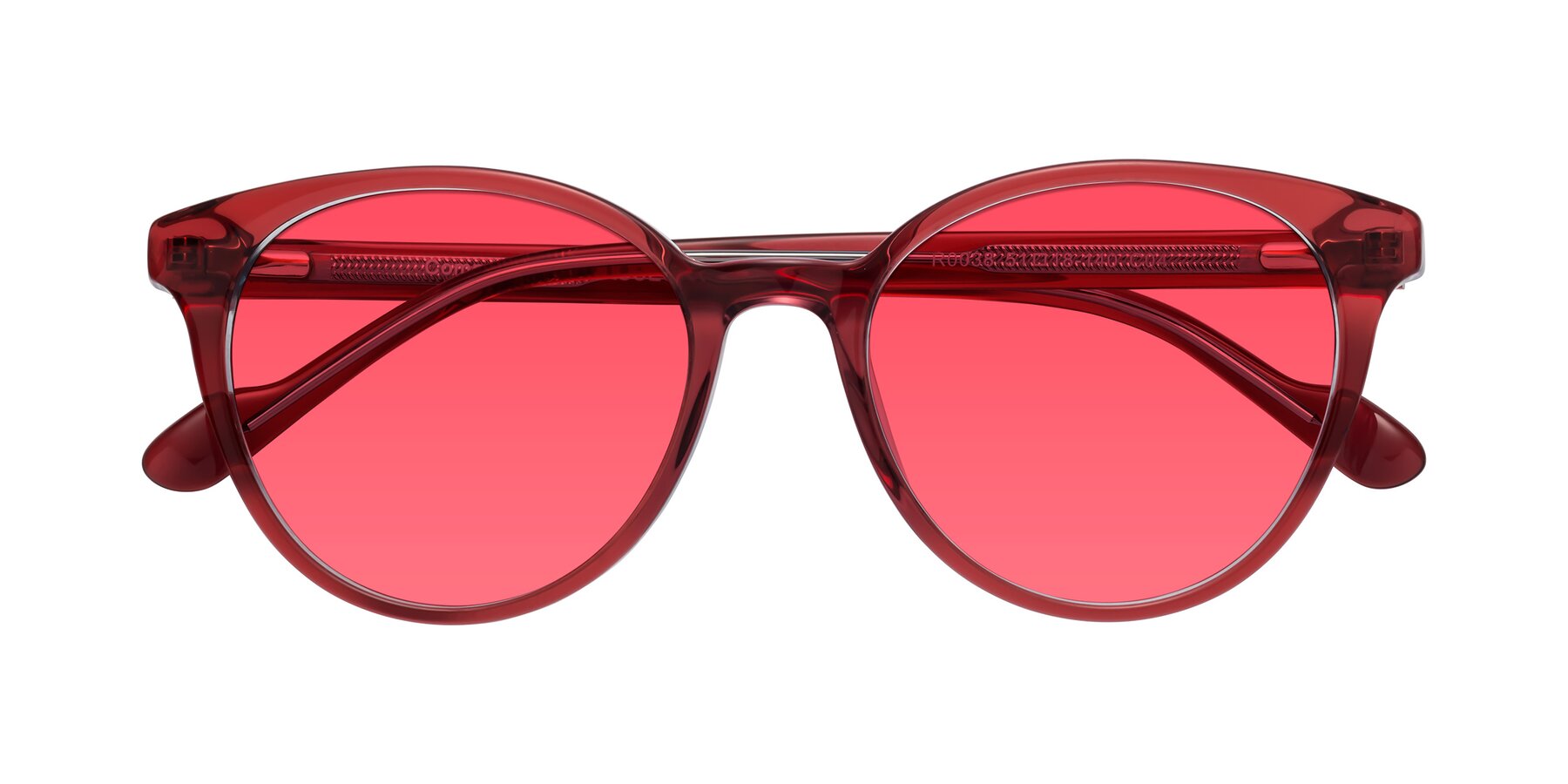 Folded Front of Common in Red with Red Tinted Lenses