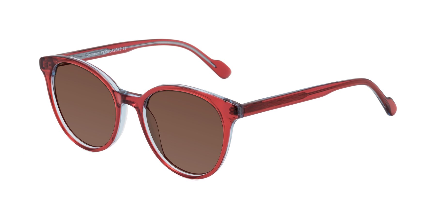 Angle of Common in Red with Brown Tinted Lenses