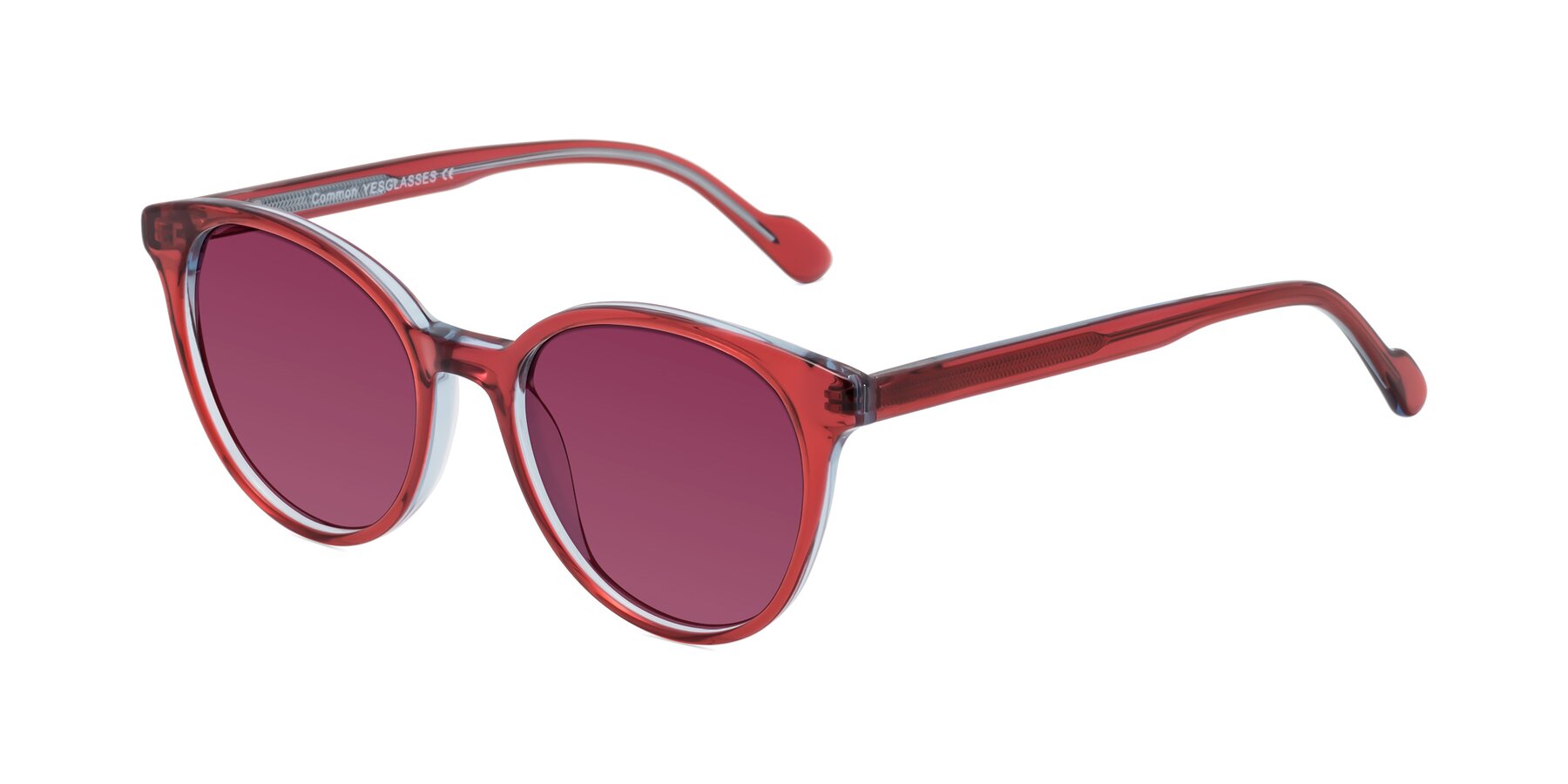 Angle of Common in Red with Wine Tinted Lenses