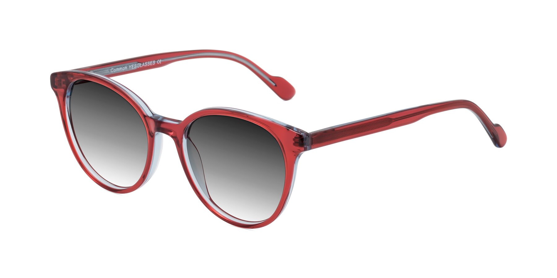 Angle of Common in Red with Gray Gradient Lenses