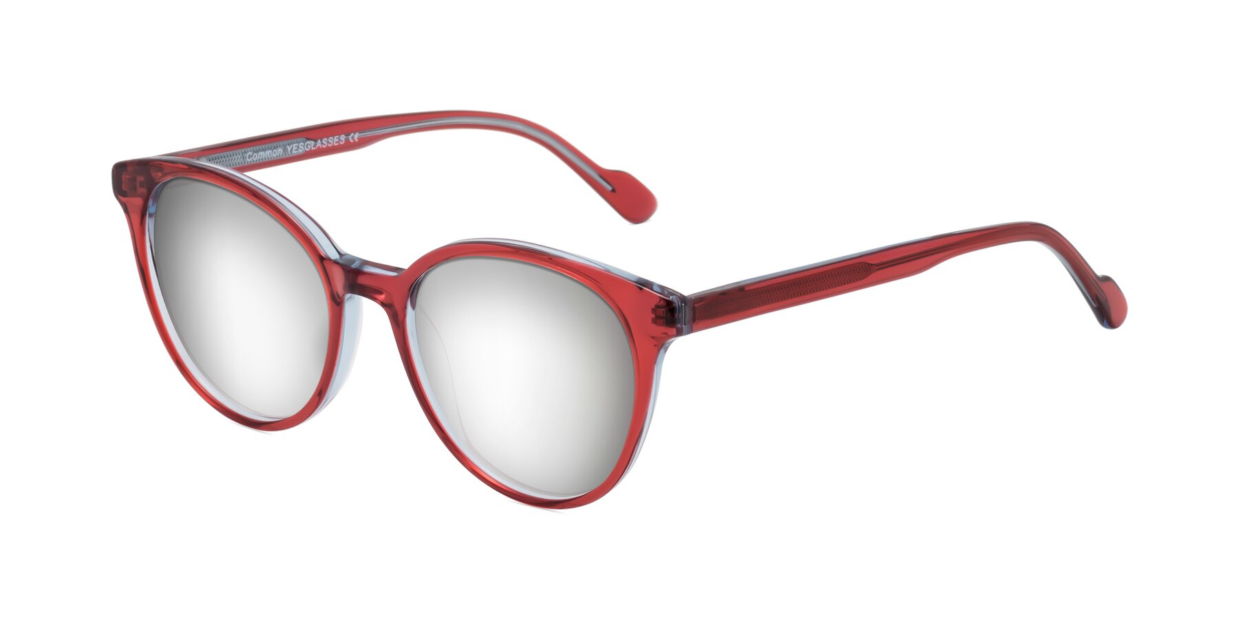 Angle of Common in Red with Silver Mirrored Lenses