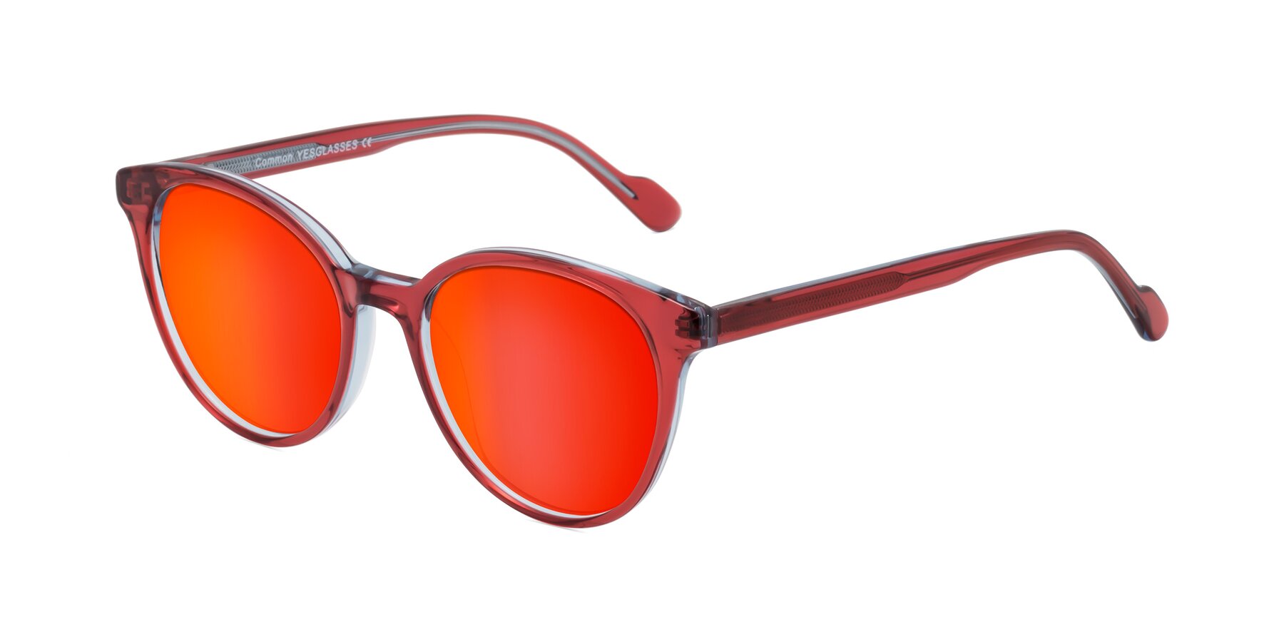 Angle of Common in Red with Red Gold Mirrored Lenses