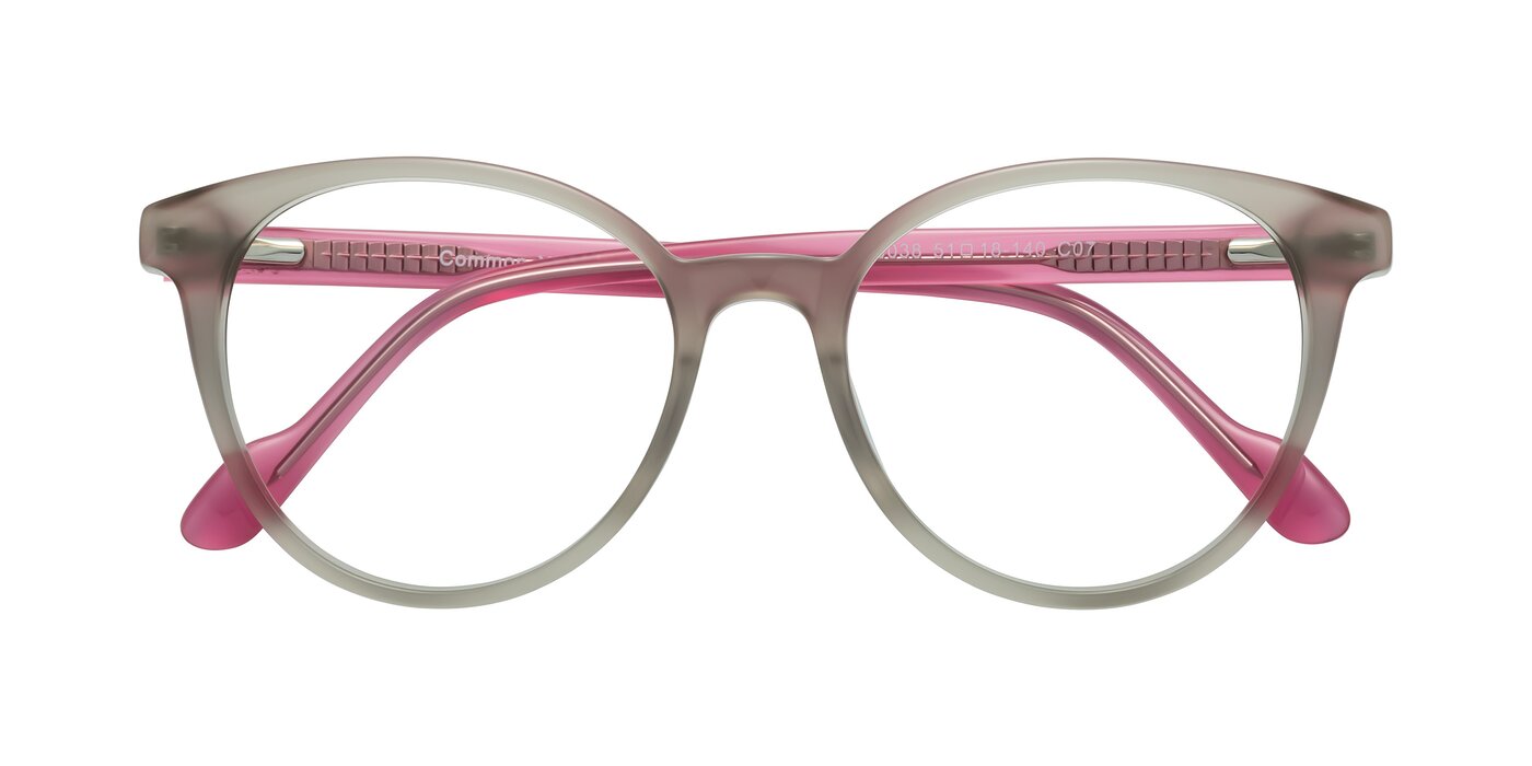 Common - Pale Olive / Pink Reading Glasses