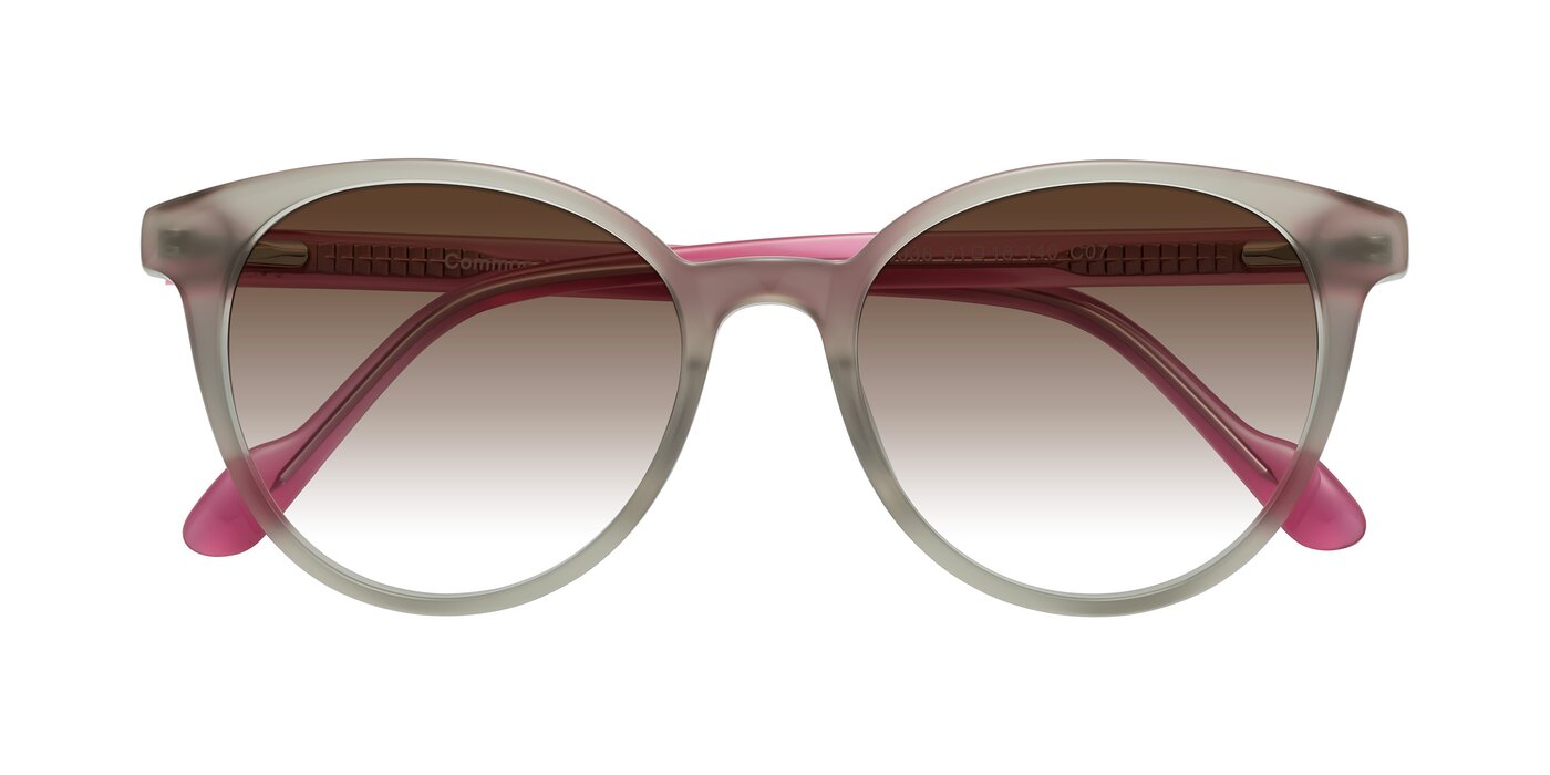 Common - Pale Olive/Pink Gradient Sunglasses