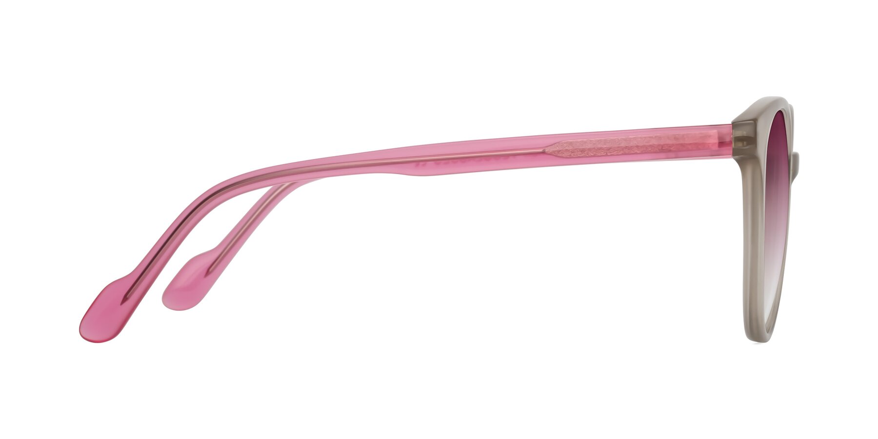 Side of Common in Pale Olive-Pink with Wine Gradient Lenses