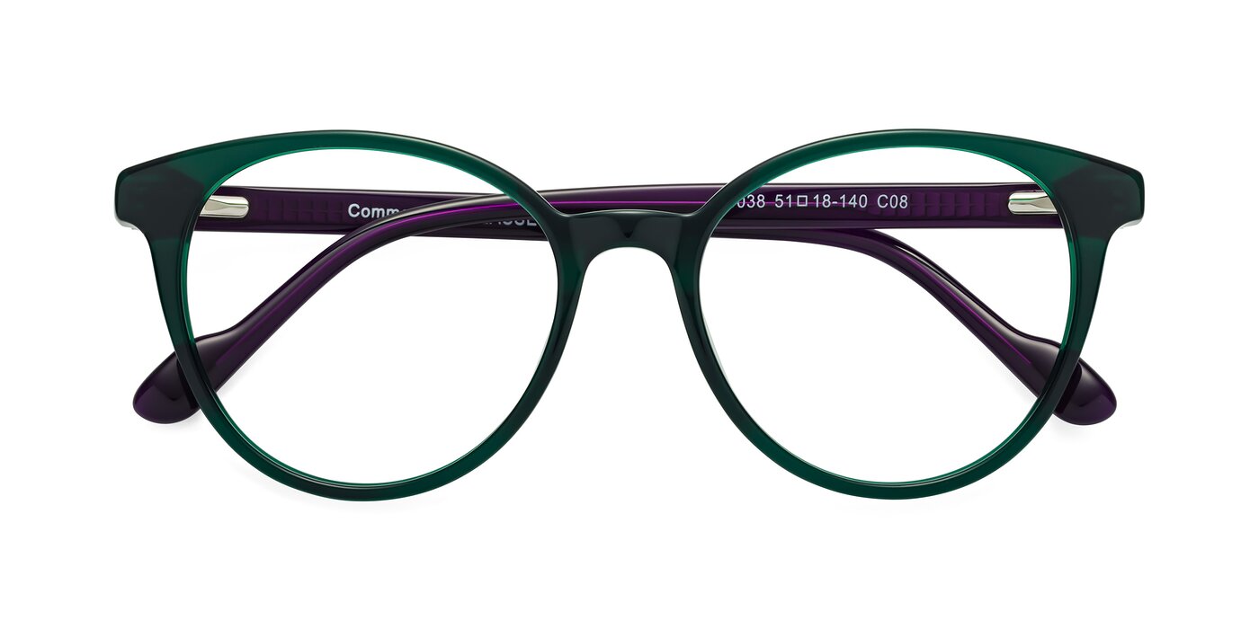 Common - Green / Purple Eyeglasses