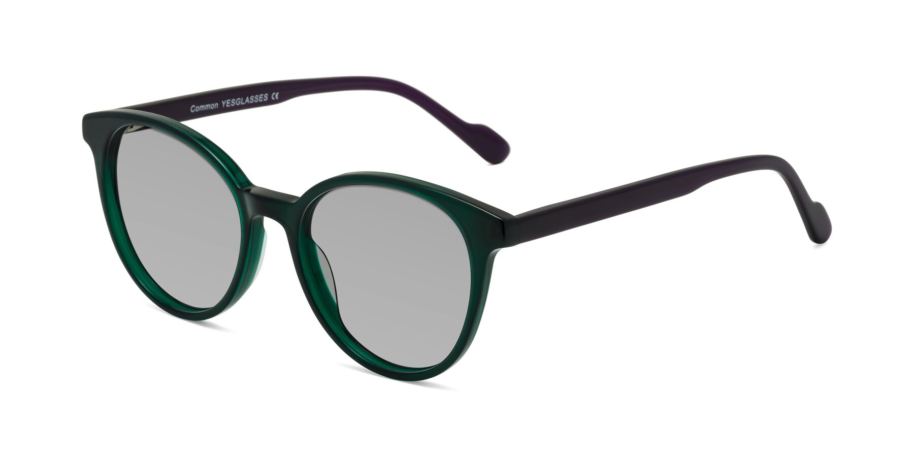 Angle of Common in Green-Purple with Light Gray Tinted Lenses